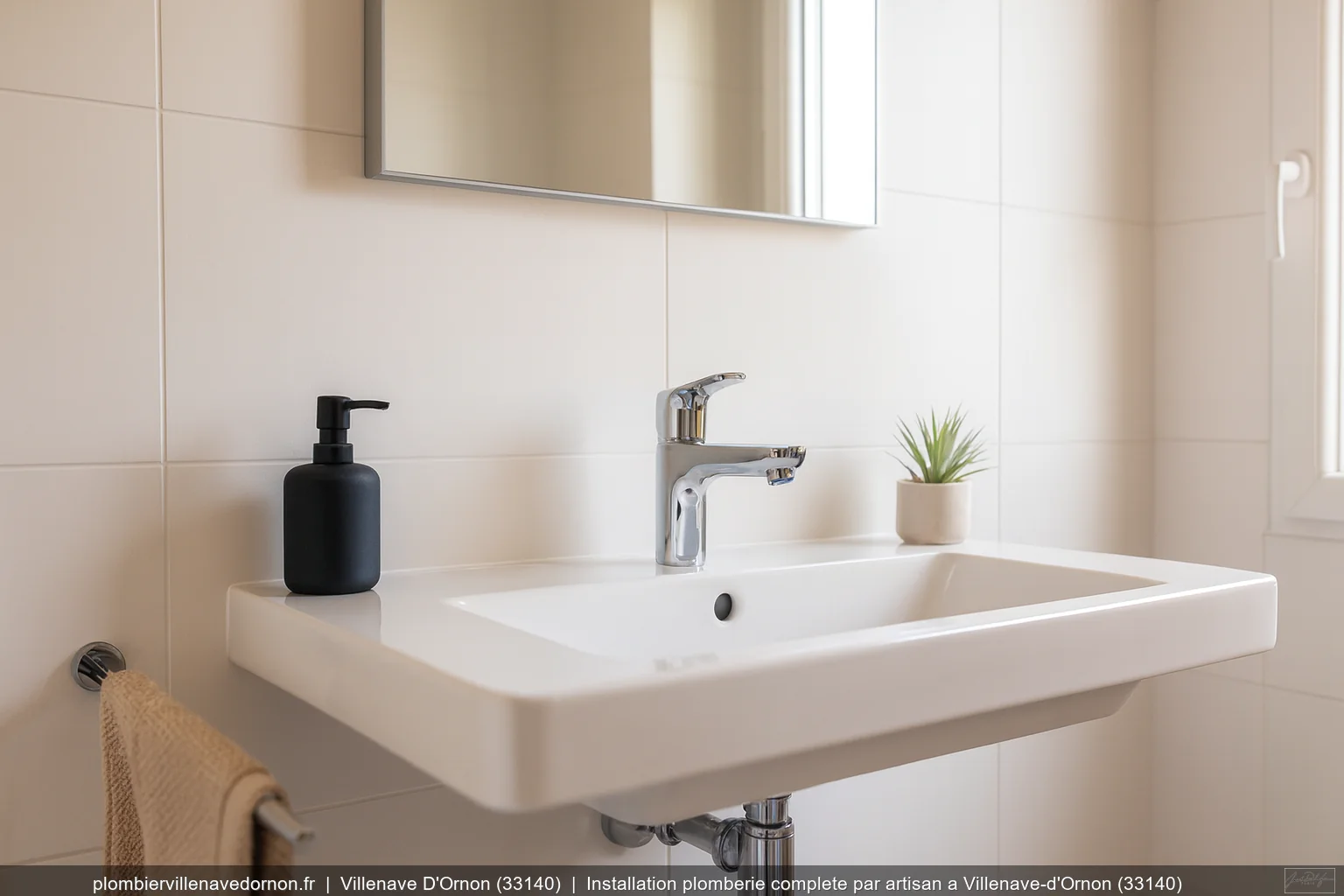 Installation plomberie complete par artisan a Villenave-d'Ornon (33140)